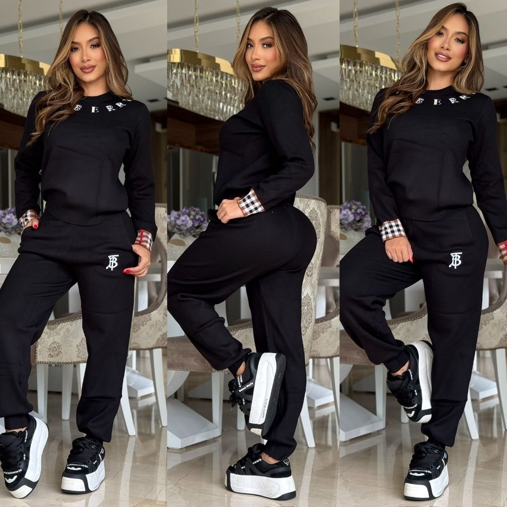Black Women's Tracksuit Set